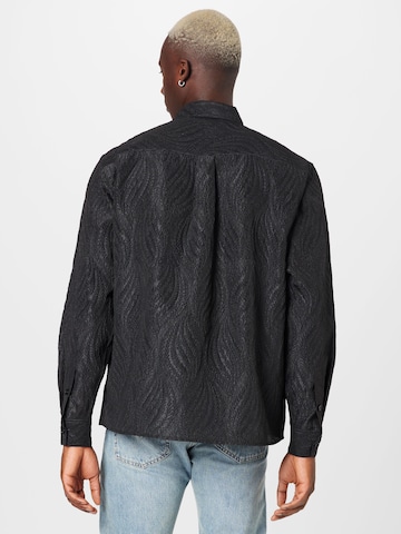 Soulland Comfort fit Koszula 'Vit' w kolorze czarny