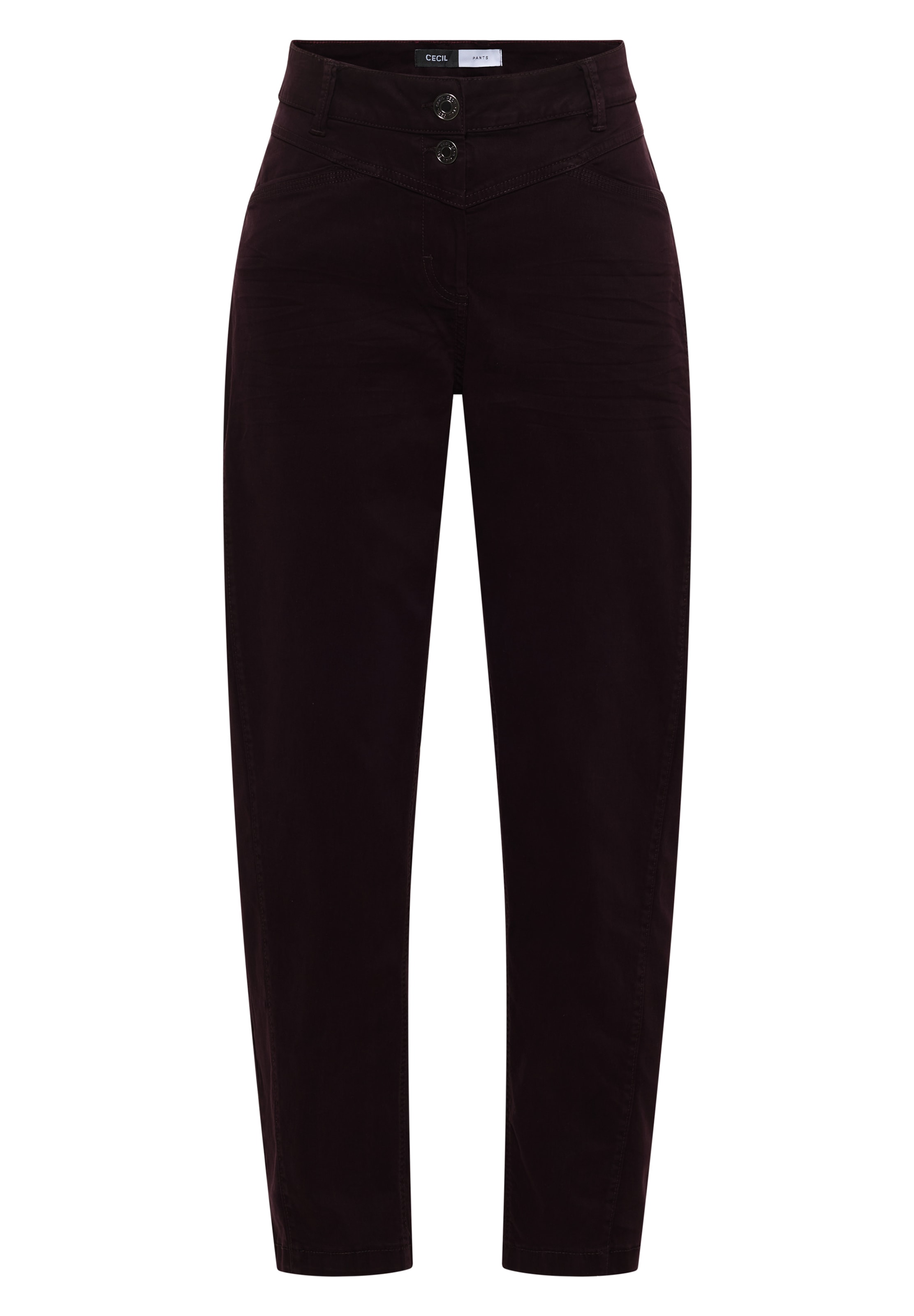CECIL - Barrel Pantalón en rojo: frente