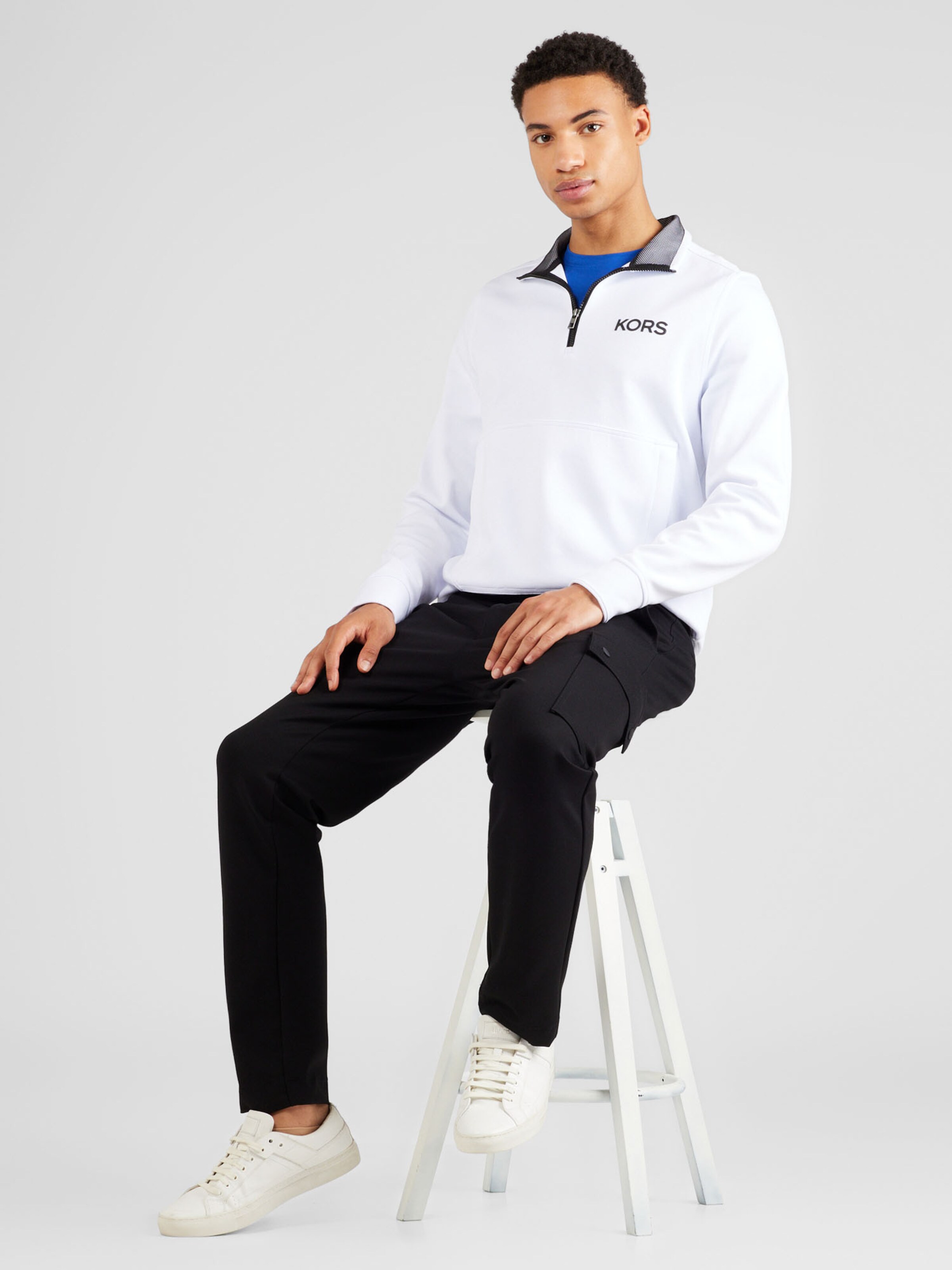 Michael kors outlet white sweatshirt