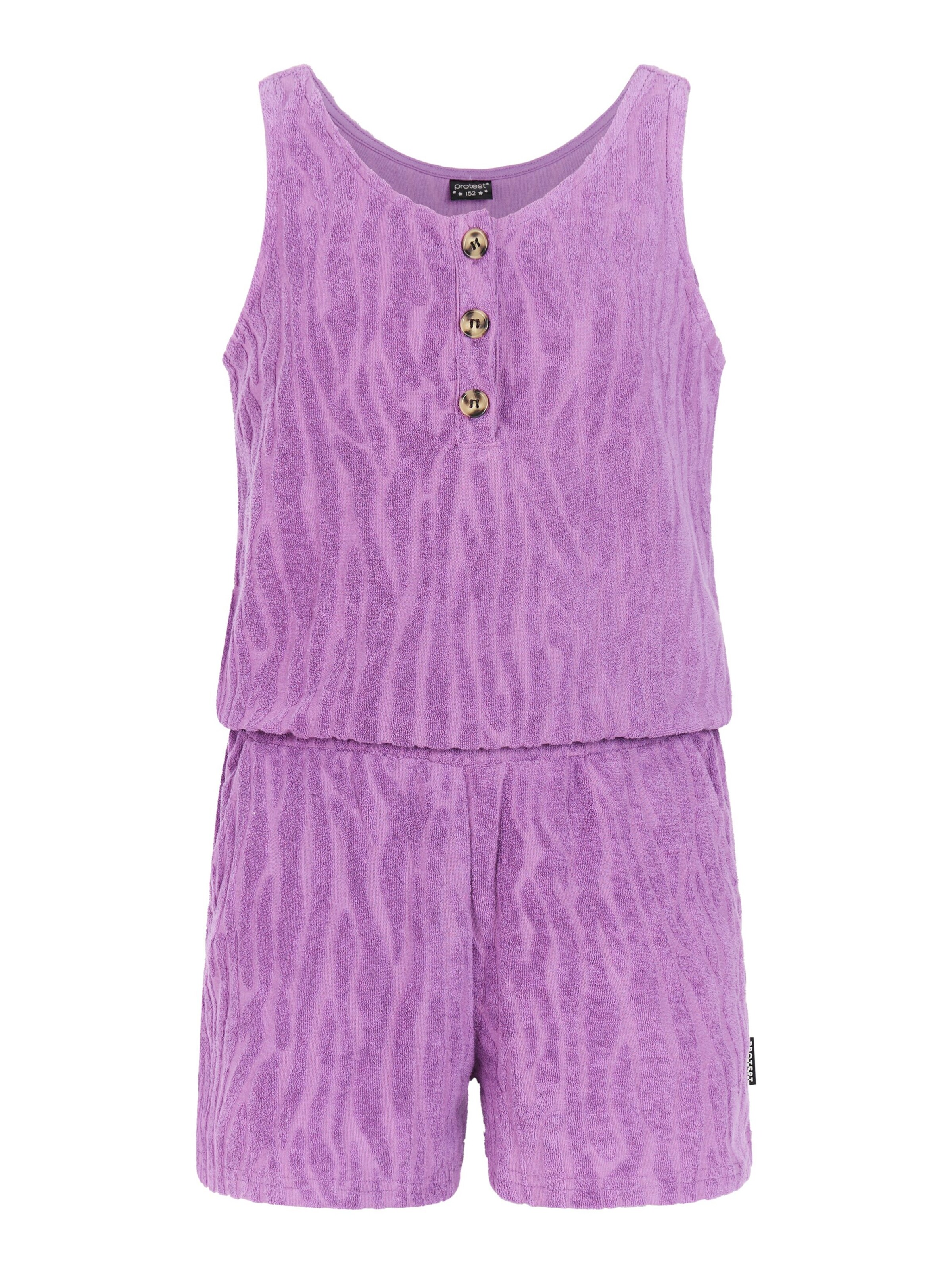 PROTEST Overall 'PRTFav JR' in Lila: voorkant