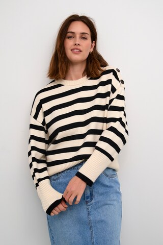 Kaffe Pullover i beige: forside