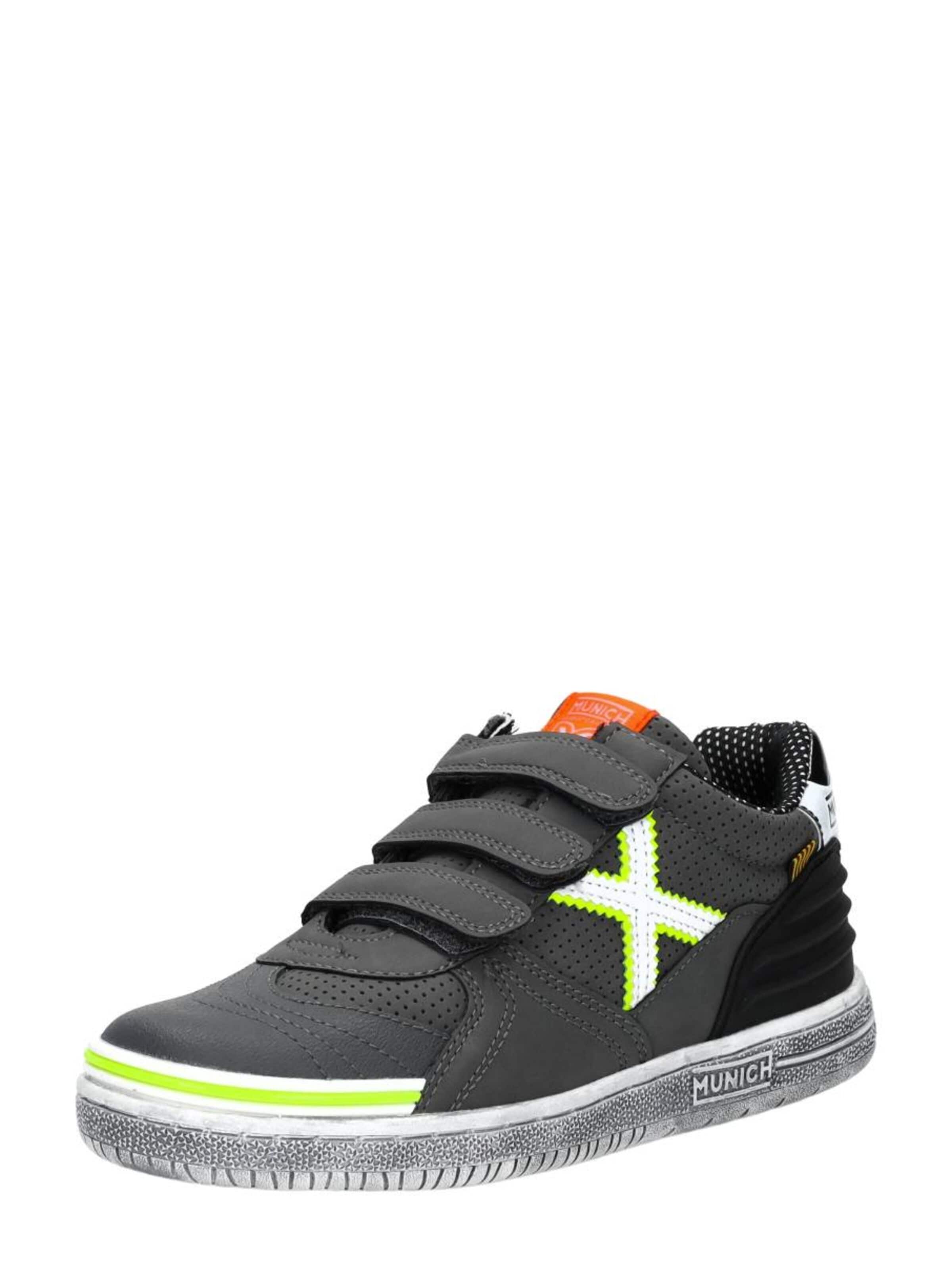MUNICH Sneakers 'Klittenband Laag' in Grijs