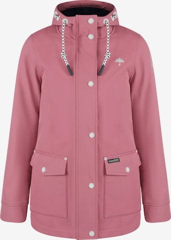 Schmuddelwedda Weatherproof jacket in Pink: front