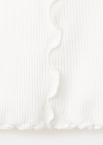 Tricou 'NERVIO' de la MANGO KIDS pe alb