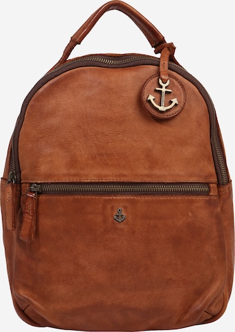 Harbour 2nd Backpack 'Carlotta' in Brown: front