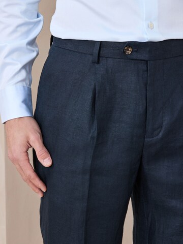Next Regular Pleated Pants in Blue