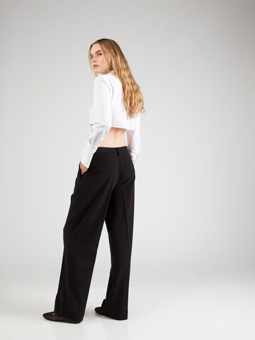 MAC Loose fit Pleat-front trousers 'Chaja' in Black