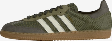 ADIDAS ORIGINALS - Sapatilhas baixas 'Samba' em verde: frente