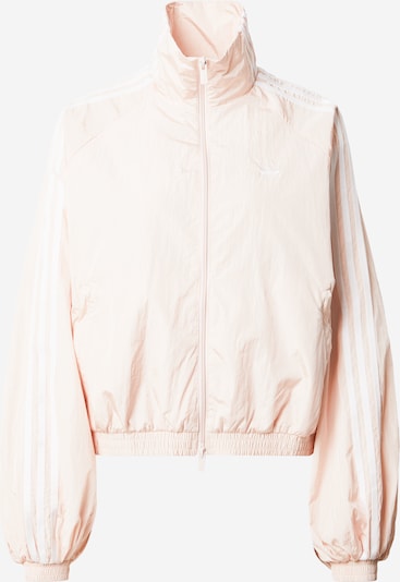 Demisezoninė striukė iš ADIDAS ORIGINALS, spalva – pastelinė rožinė / balta, Prekių apžvalga
