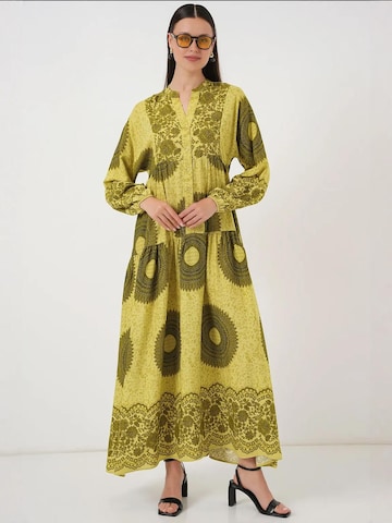 Bigdart Blousejurk in Groen: voorkant