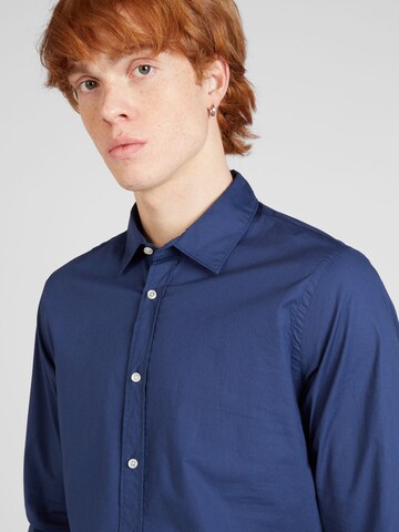 SCOTCH & SODA - Slim Fit Camisa 'Essential' em azul