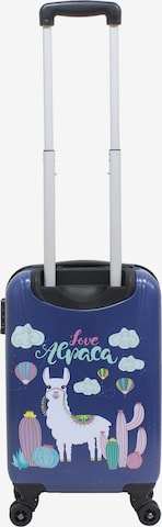 Saxoline Suitcase 'Lama' in Blue