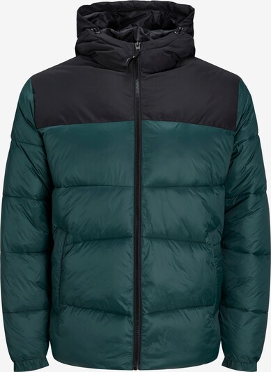 JACK & JONES Winter Jacket 'CHILI' in Dark green / Black, Item view
