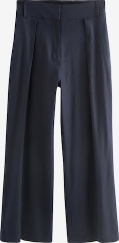 NextWide Leg/ Široke nogavice Hlače s naborima - plava boja: prednji dio