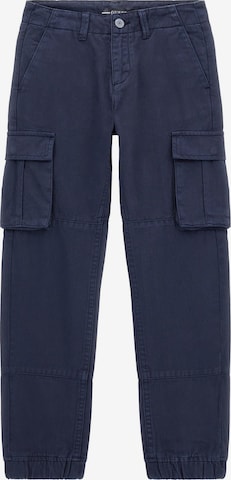 GUESS Tapered Pants in Blue: front