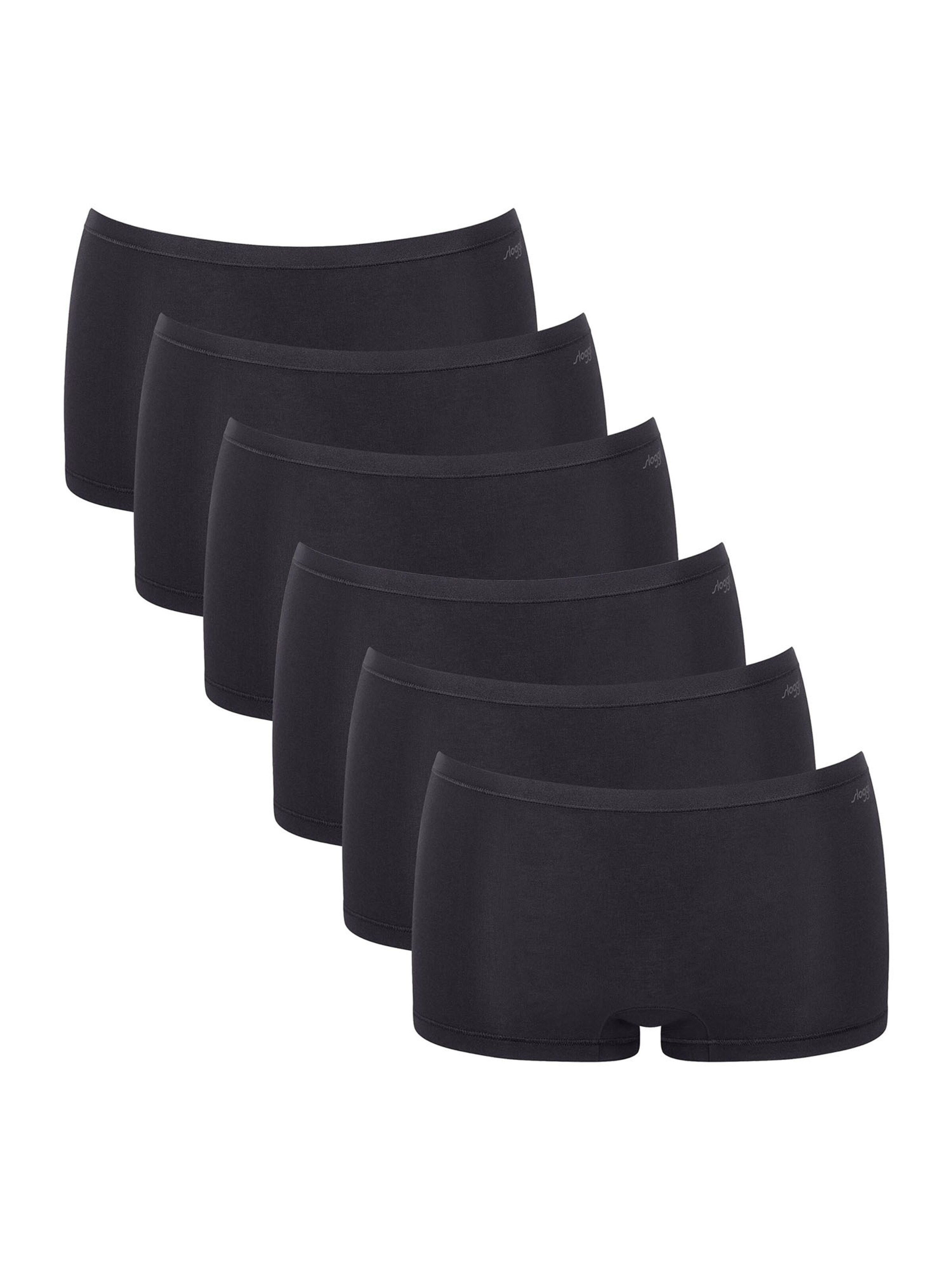 SLOGGI - Hipster ' GO Daily Cotton Short ' em preto: frente