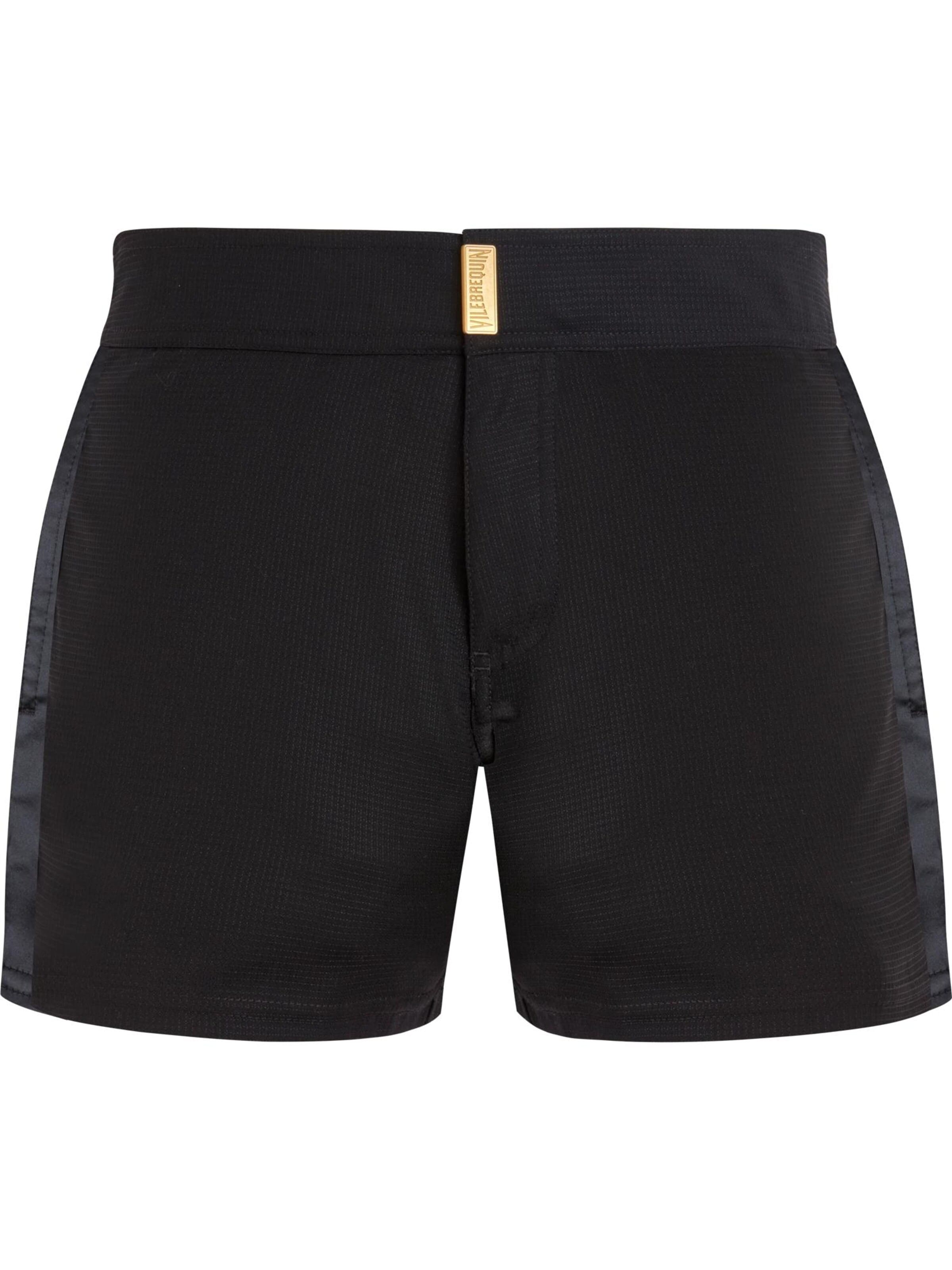 Vilebrequin Badeshorts‌‌‌‌‌‌‌‌‌‌ in Schwarz: Vorderseite