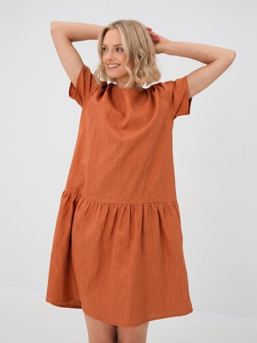 Robe 'BLOSSOM' LeMuse Dress en orange : devant