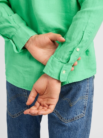 Polo Ralph Lauren Средняя посадка Рубашка в Зеленый