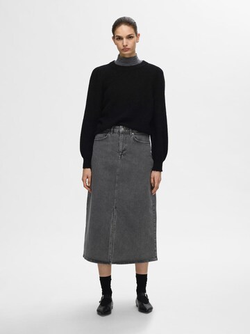 Pull-over 'Lulu' SELECTED FEMME en noir