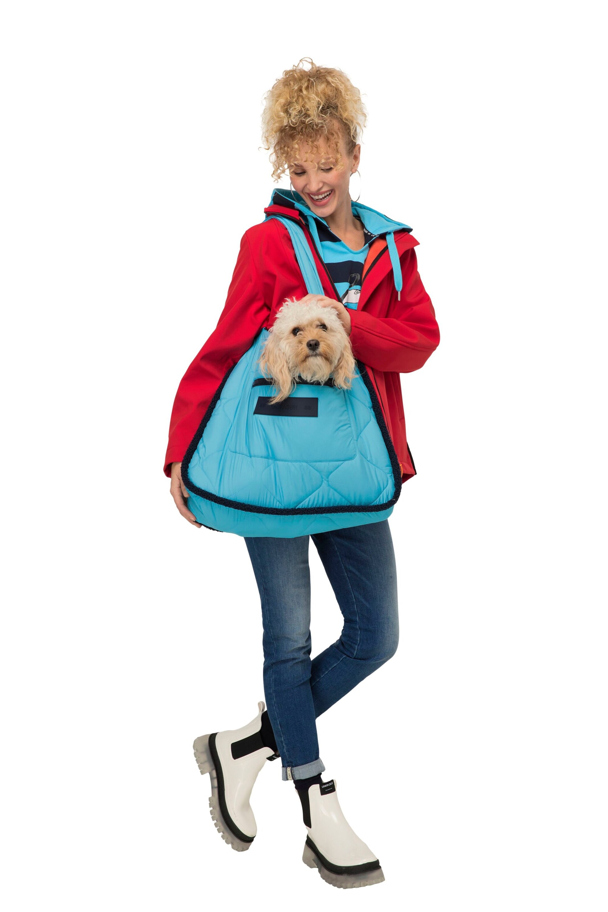 LAURASØN Schultertasche in Blau