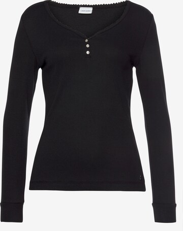 LASCANA Shirt in Black: front