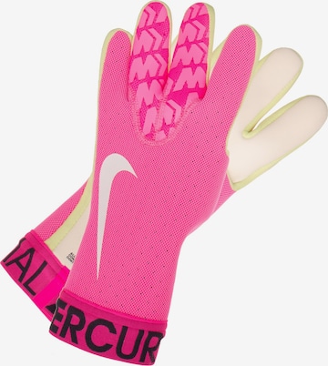 Guanti sportivi 'Goalkeeper Mercurial Touch Elite' di NIKE in rosa: frontale