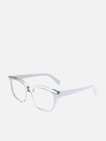 FERRAGAMO Sunglasses 'Ferragamo SF3023 Transparent red/dark red 51/18/140 WOMAN Eyewear Frame' in Blue: front