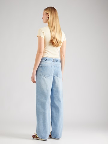 TOPSHOPWide Leg/ Široke nogavice Traperice 'TSCINCH' - plava boja