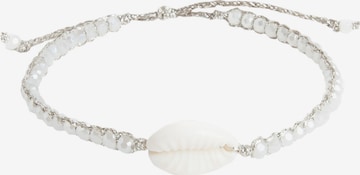 Bracelet 'Muschel' Samapura Jewelry en blanc : devant