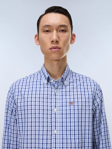 Maglietta 'G-TERRA LS' di NAPAPIJRI in blu