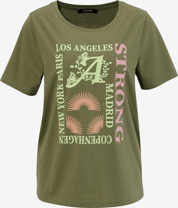 Aniston CASUAL T-Shirt in Grün: Vorderseite