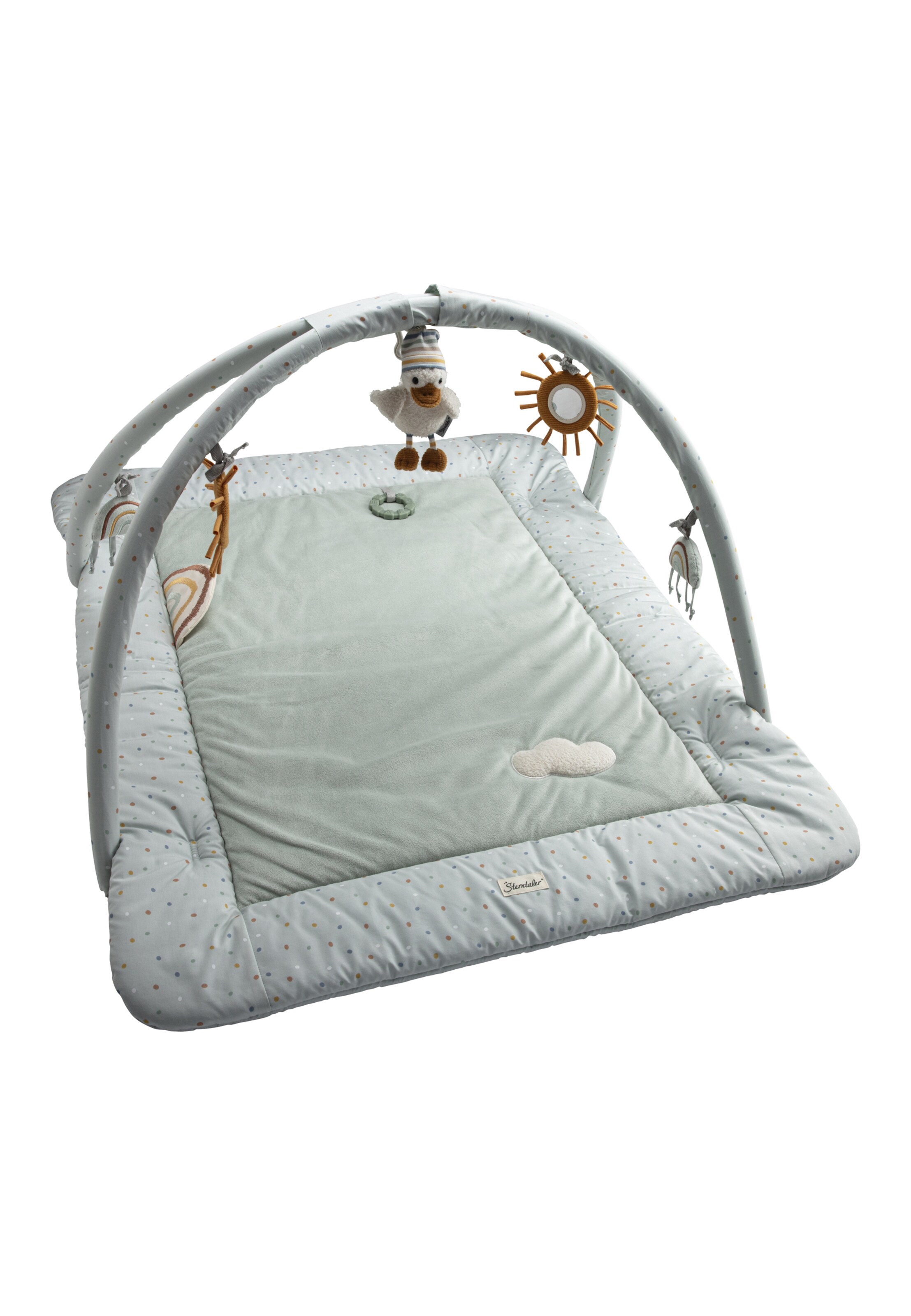 STERNTALER Spielbogen 'Edda' in Grün: Vorderseite