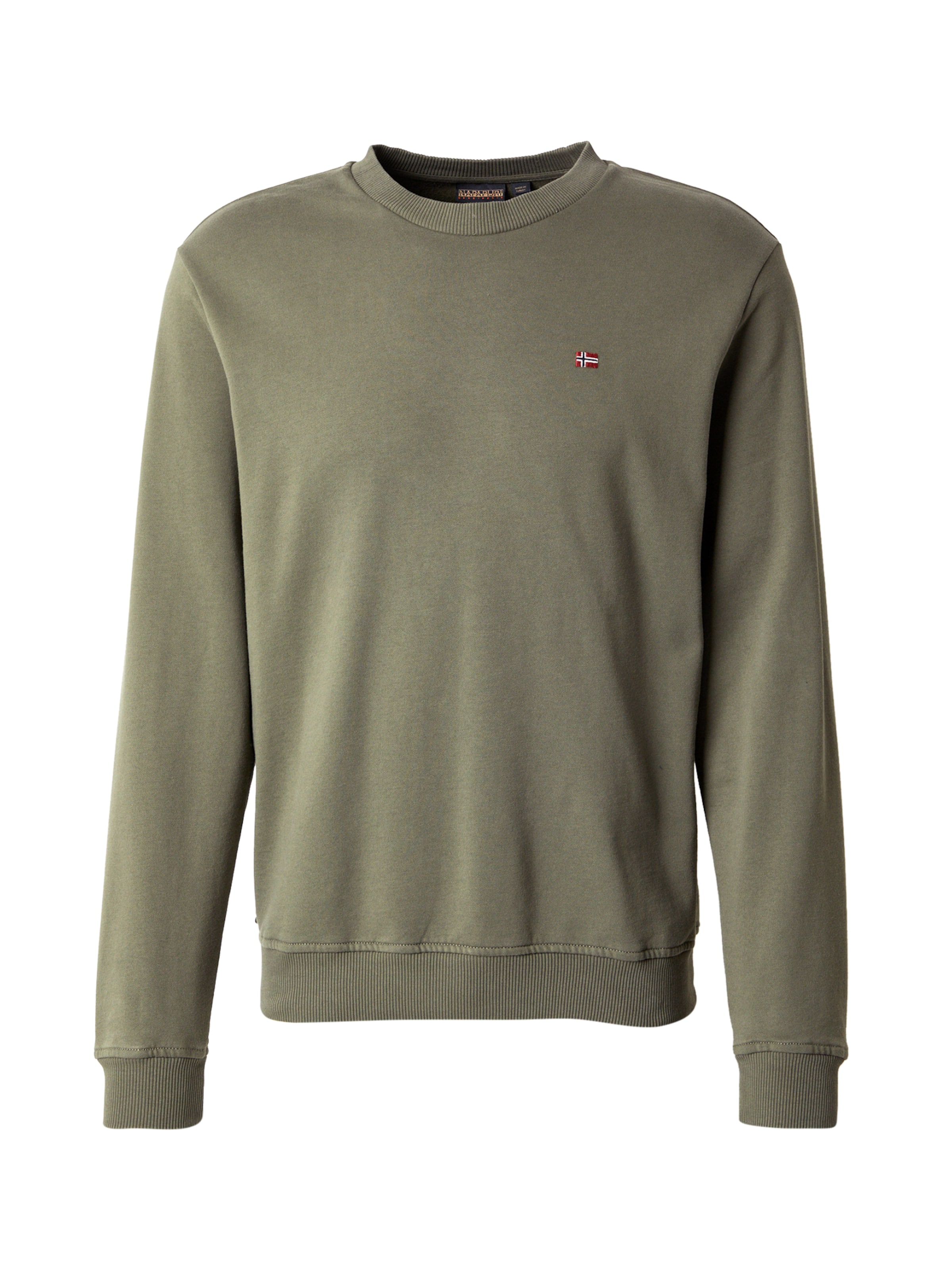 zaļš NAPAPIJRI Standarta piegriezums Sportisks džemperis 'BALIS': no priekšpuses