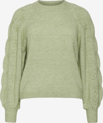 Pull-over Vero Moda Curve en vert : devant