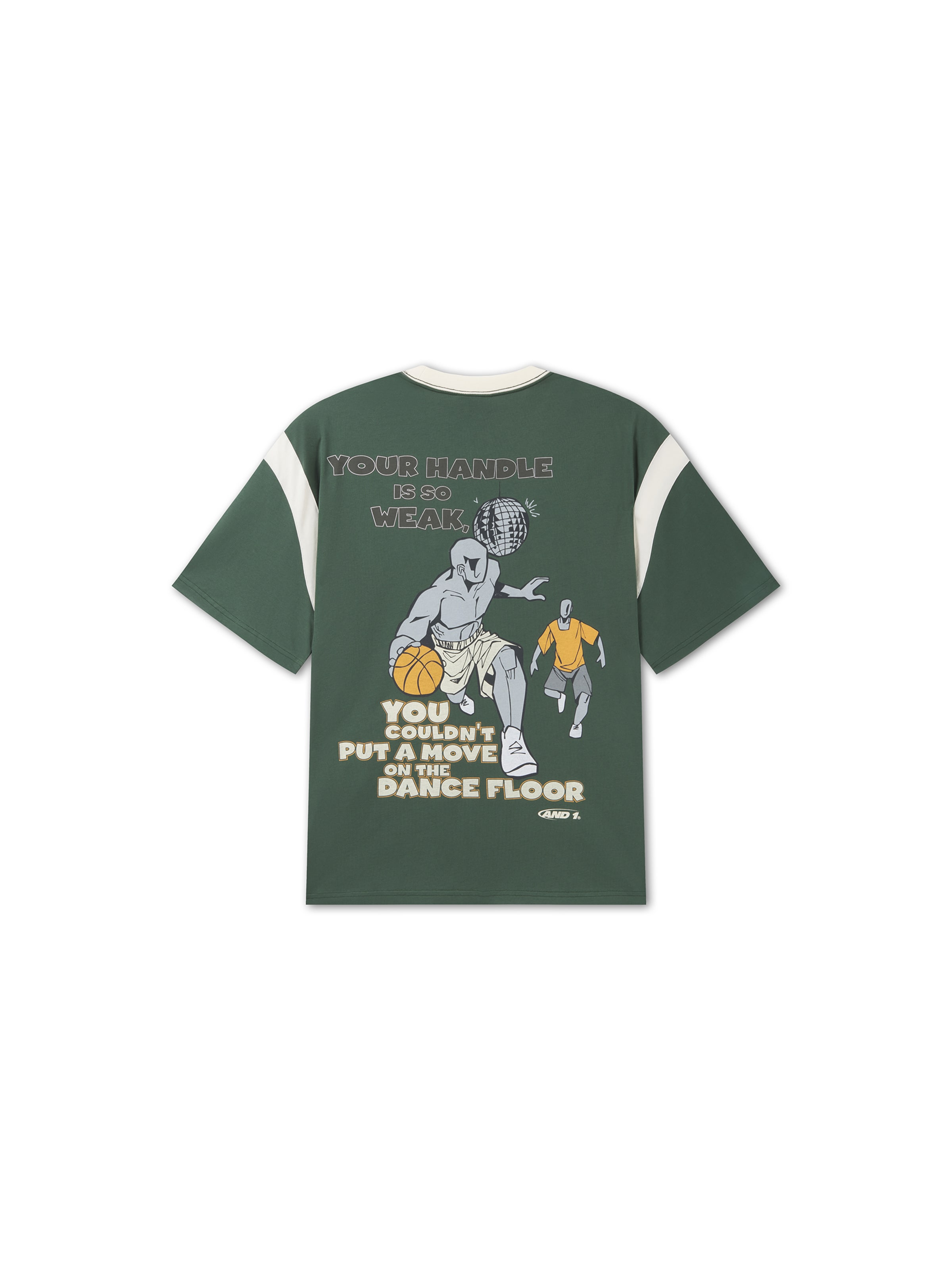 AND1 Shirt 'Dancefloor' in Green