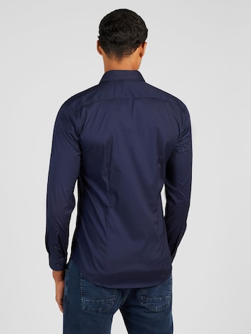 mėlyna UNITED COLORS OF BENETTON Priglundantis modelis Marškiniai