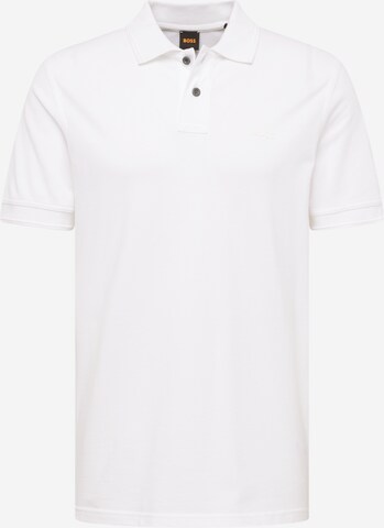 BOSS Тениска 'Prime' в бяло: отпред