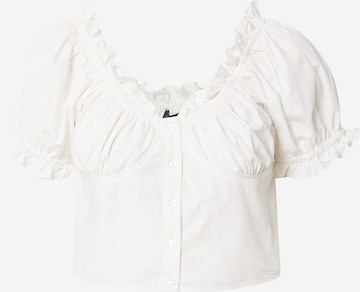 Gina Tricot Blouse 'Matilda' in Wit: voorkant