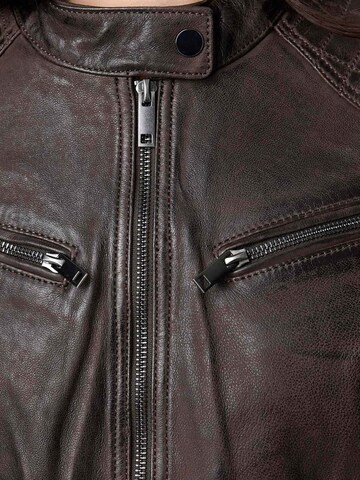 Tazzio Between-Season Jacket 'F522' in Brown