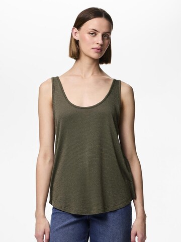 PIECES - Top 'Billo' en verde: frente