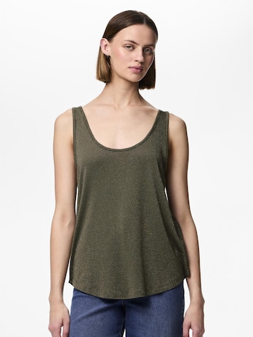 PIECES - Top 'Billo' em verde: frente