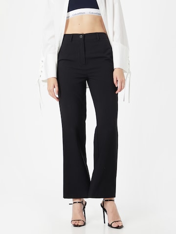 Bootcut Pantalon TOPSHOP en noir : devant