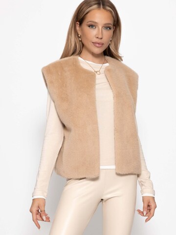 SASSYCLASSY Vest in Beige