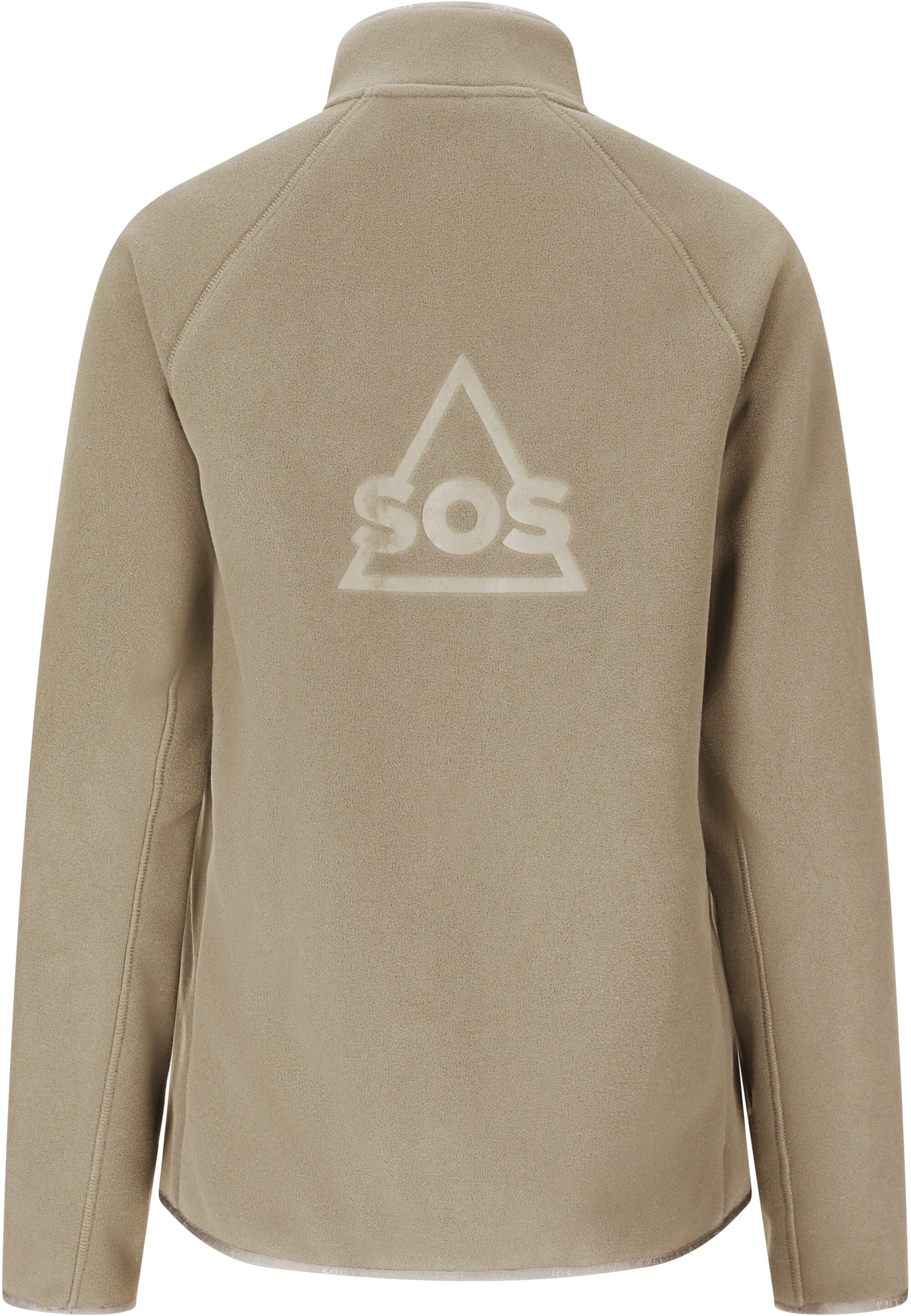 SOS Functionele fleece jas 'Munson' in Bruin