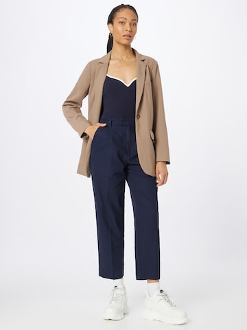 HOPE Loose fit Trousers with creases 'ALTA' in Blue