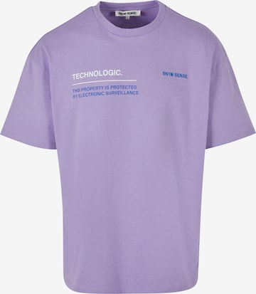 T-Shirt 9N1M SENSE en violet : devant