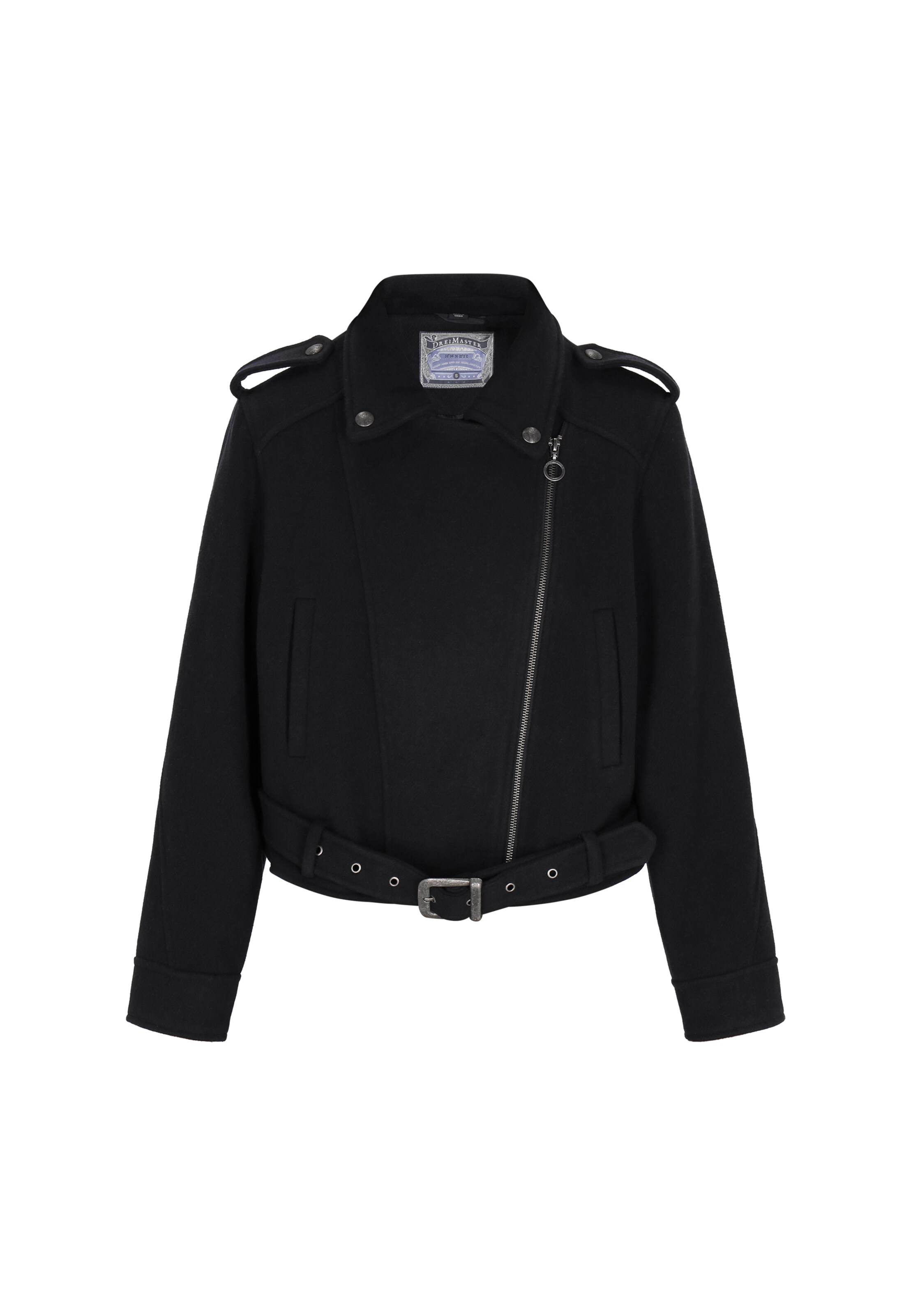 zils DreiMaster Vintage Starpsezonu jaka: no priekšpuses