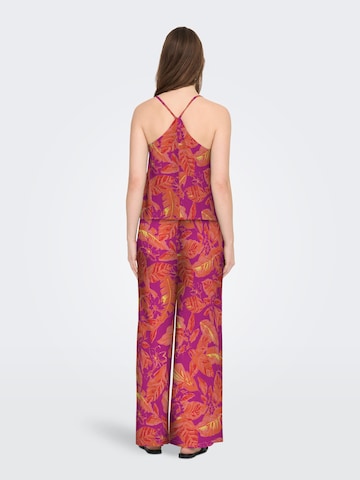 ONLY Loose fit Pants 'ALMA' in Purple