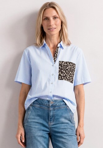 STREET ONE Bluse in Blau: Vorderseite